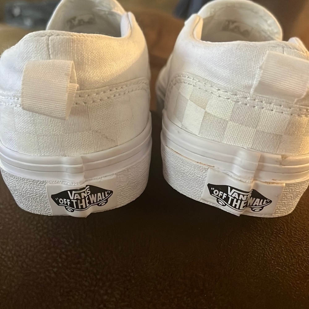 Vans Reflective Checkered Slip Ons Youth size 3 - Picture 5 of 9